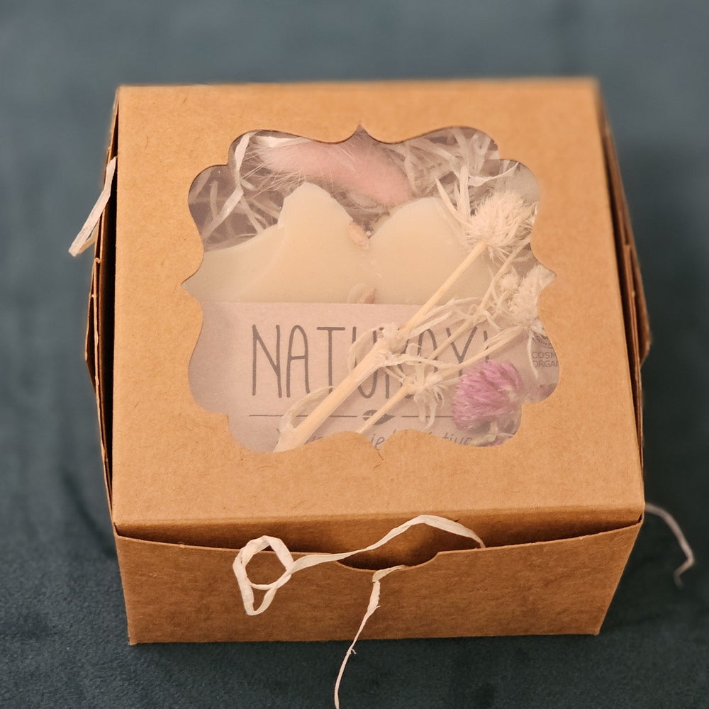Handmade Seife und Seifenschale - Naturkosmetik Geschenkbox